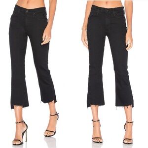 MOTHER Insider Crop Step Fray Jean Not Guilty Wash Size 25